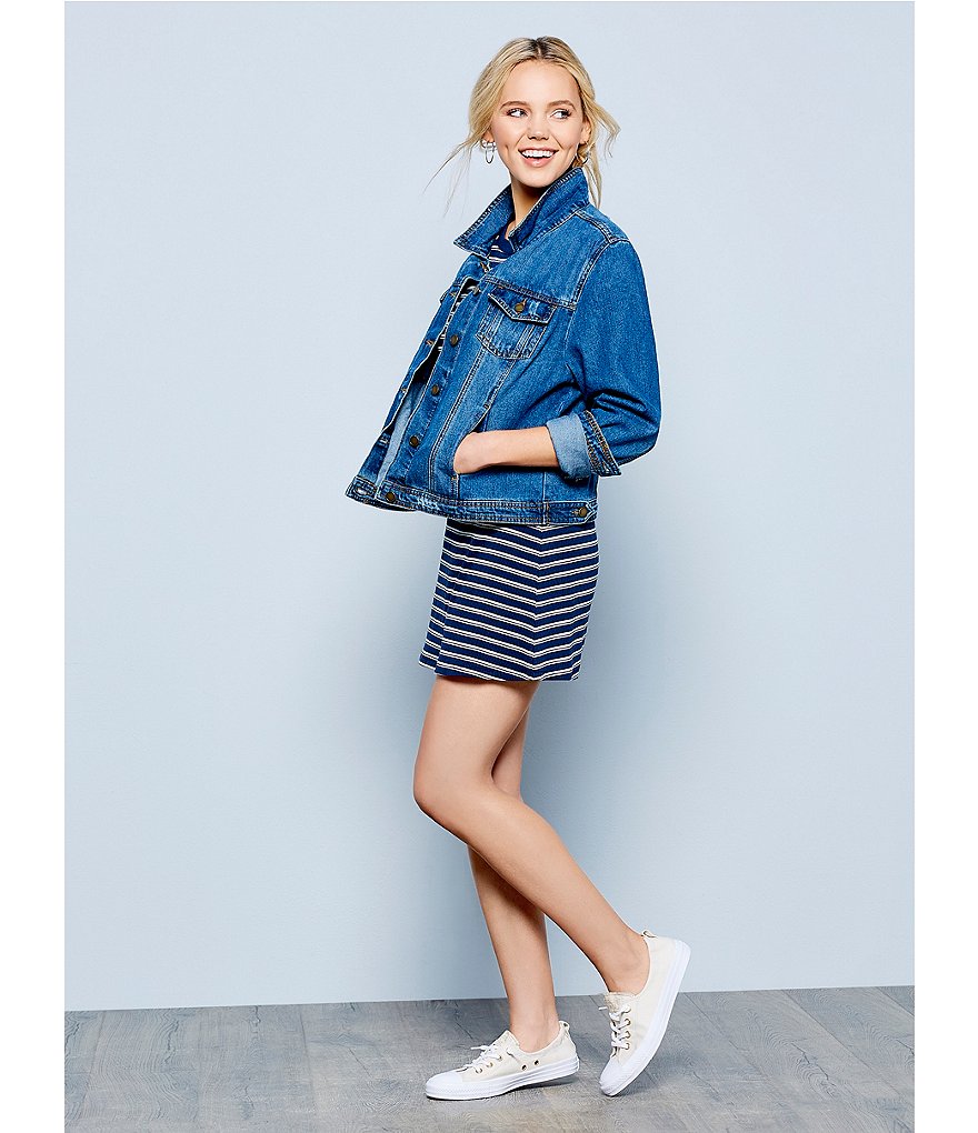 Sundown by Splendid Coordinating Joey Acid Wash Zip Front Hoodie