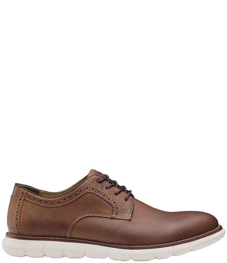 Johnston & Murphy Men's Plain Toe Leather Casual Shoes