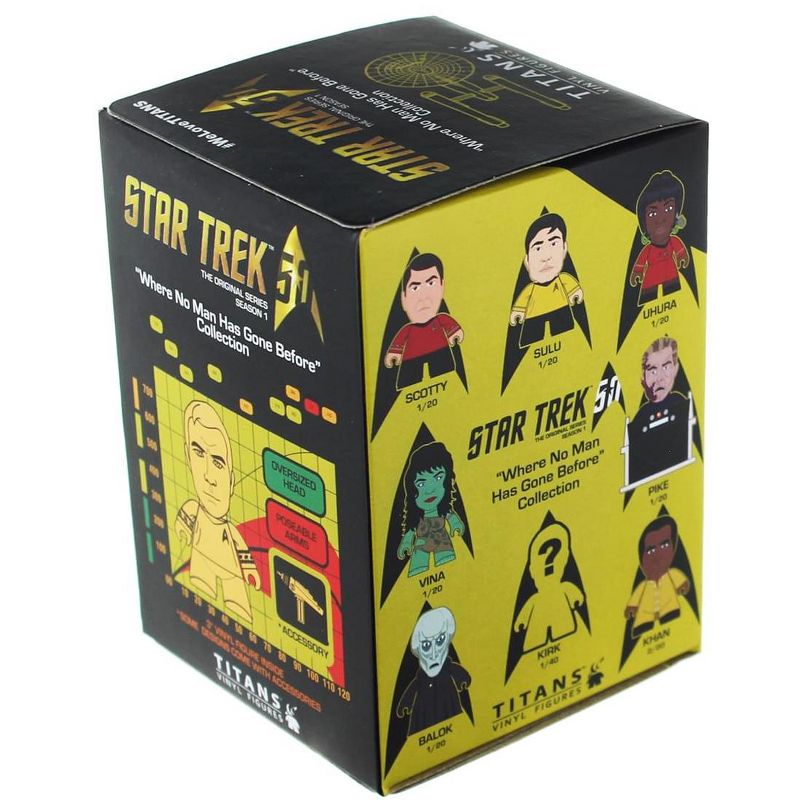 Titan Books Star Trek Titan TOS Blind Box Vinyl Figure, Single Random