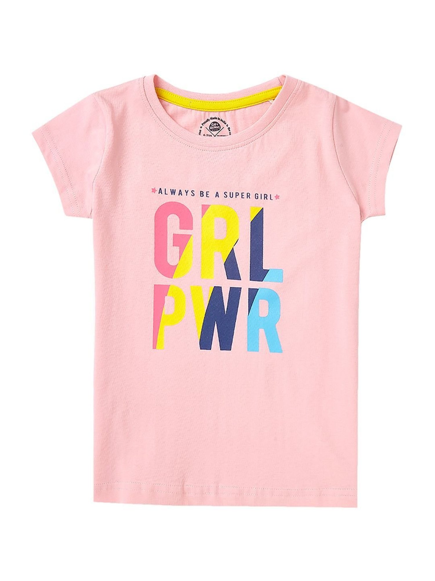 Cub McPaws Kids Multicolor Cotton Printed T-Shirt (Pack of 3)