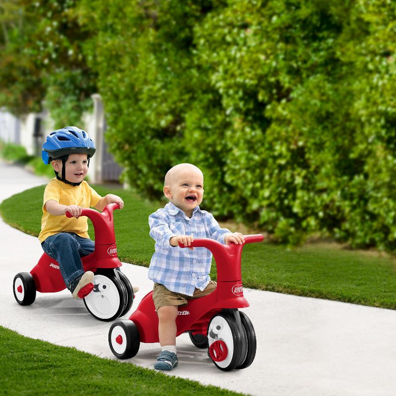 Radio Flyer Kids' Scoot 2 Pedal Scooter - Red