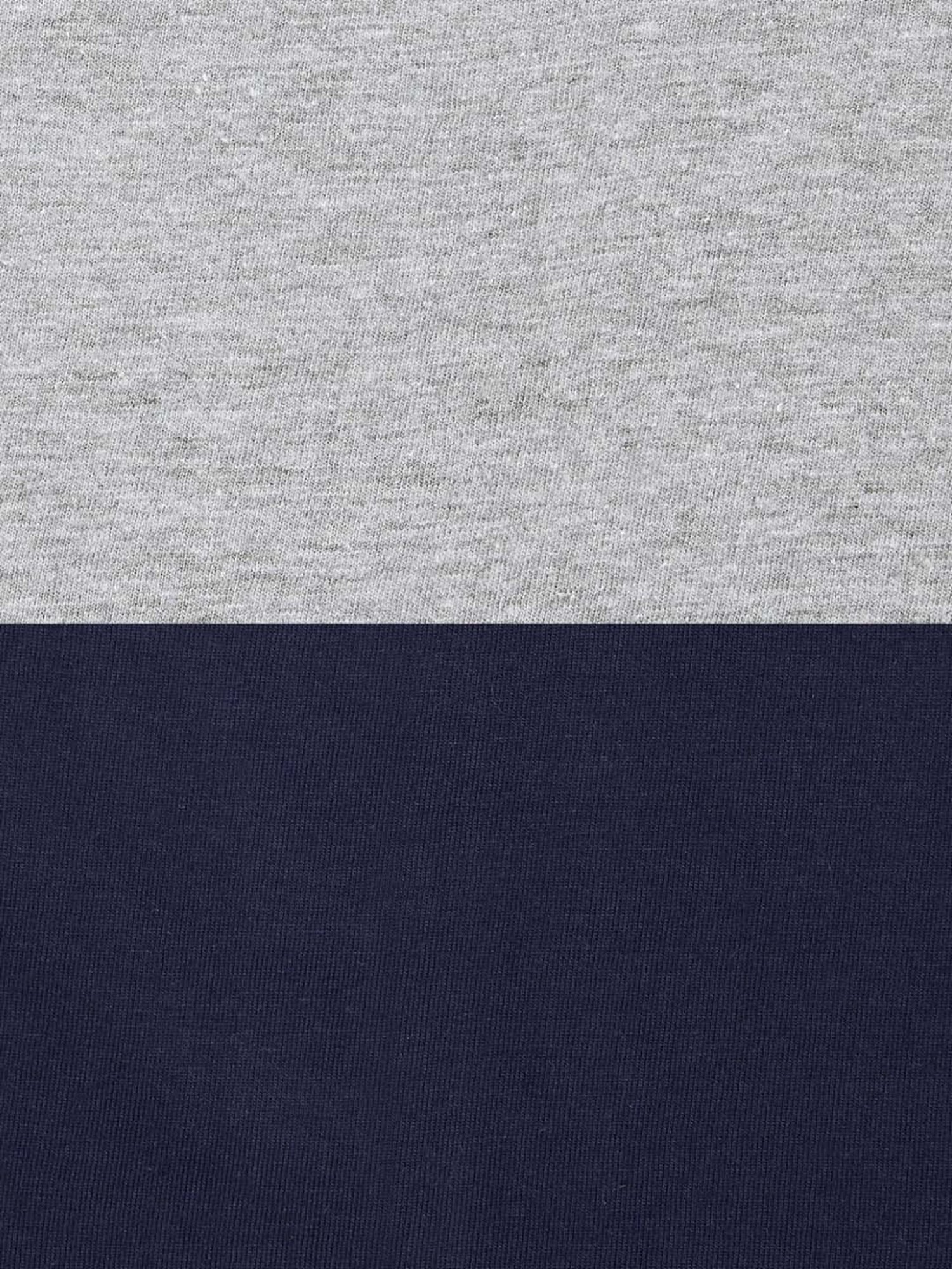 Pantaloons Baby Boys Grey & Blue Cotton Printed Full Sleeves T-Shirt