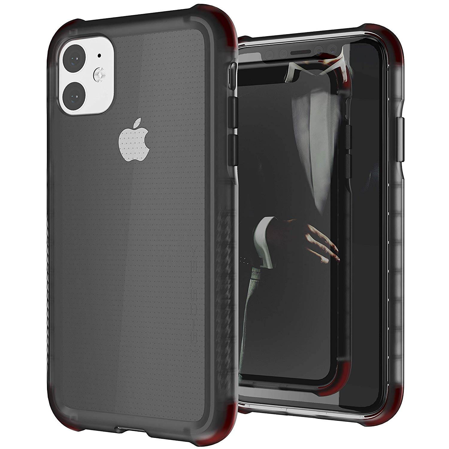 Ghostek Covert Clear iPhone 11 Pro Max Case with Super Slim Fit Design and Grip Bumper Shockproof Heavy Duty Protection Wireless Charging Compatible for 2019 iPhone 11 Pro Max (6.5 Inch) - (Clear)