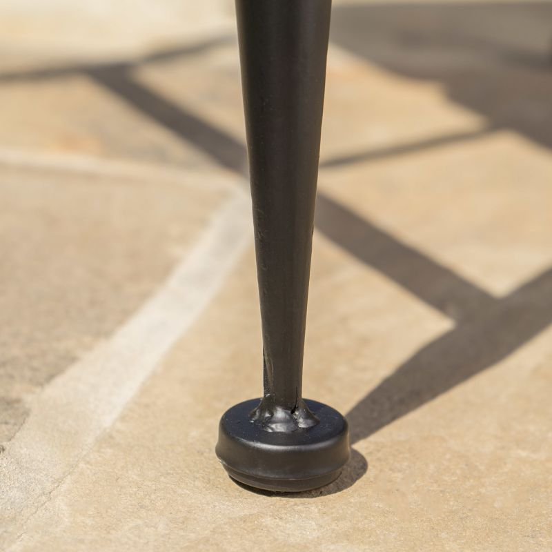 Ocala Set of 3 Acacia Industrial Tables - Antique Black - Christopher Knight Home