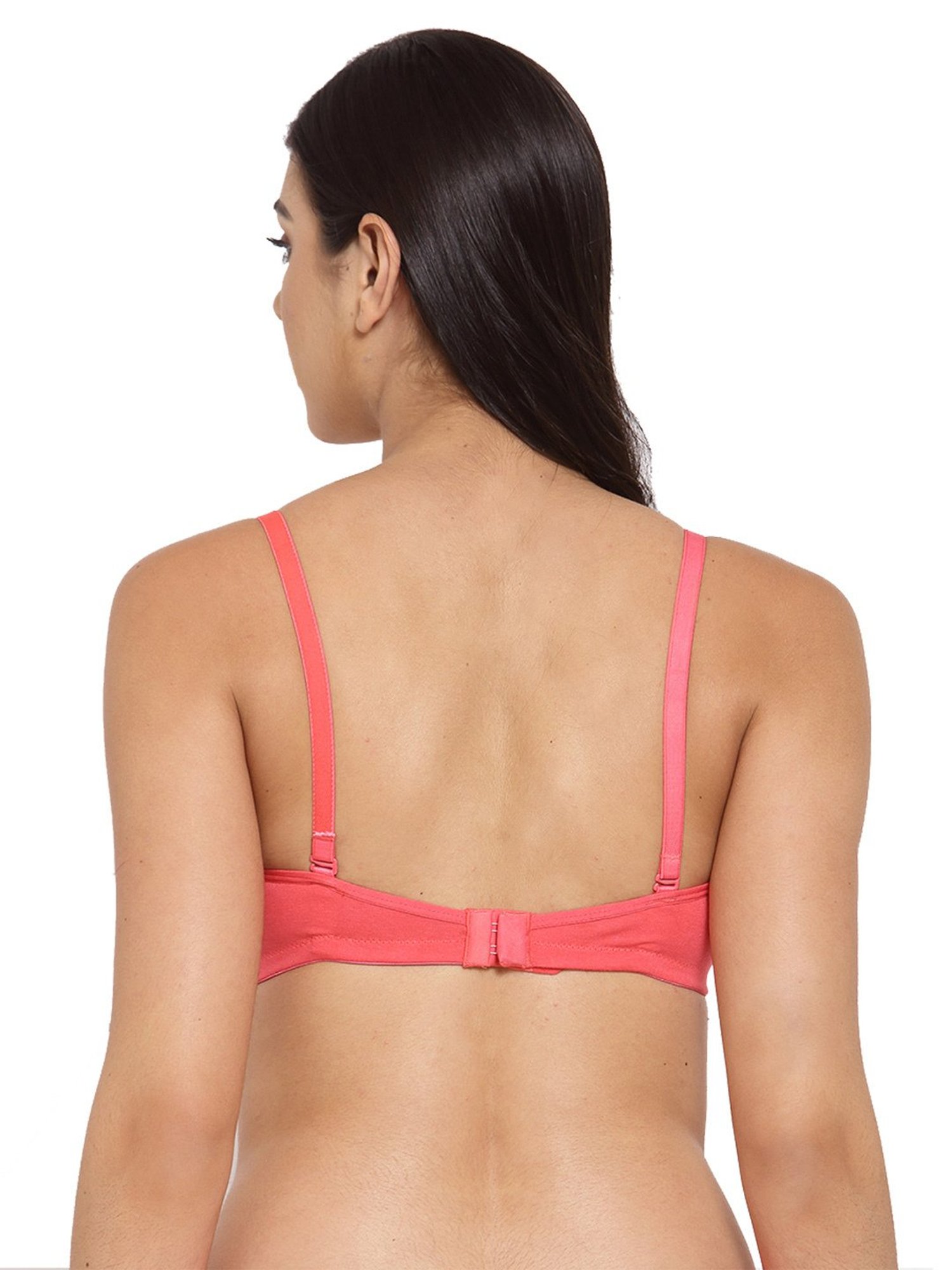 Inner Sense Beige & Pink Full Coverage T-Shirt Bra - Pack of 3