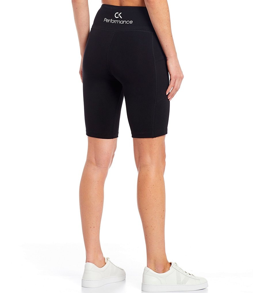 Calvin Klein Performance Calvin Logo High Waist One Pocket Bike Short