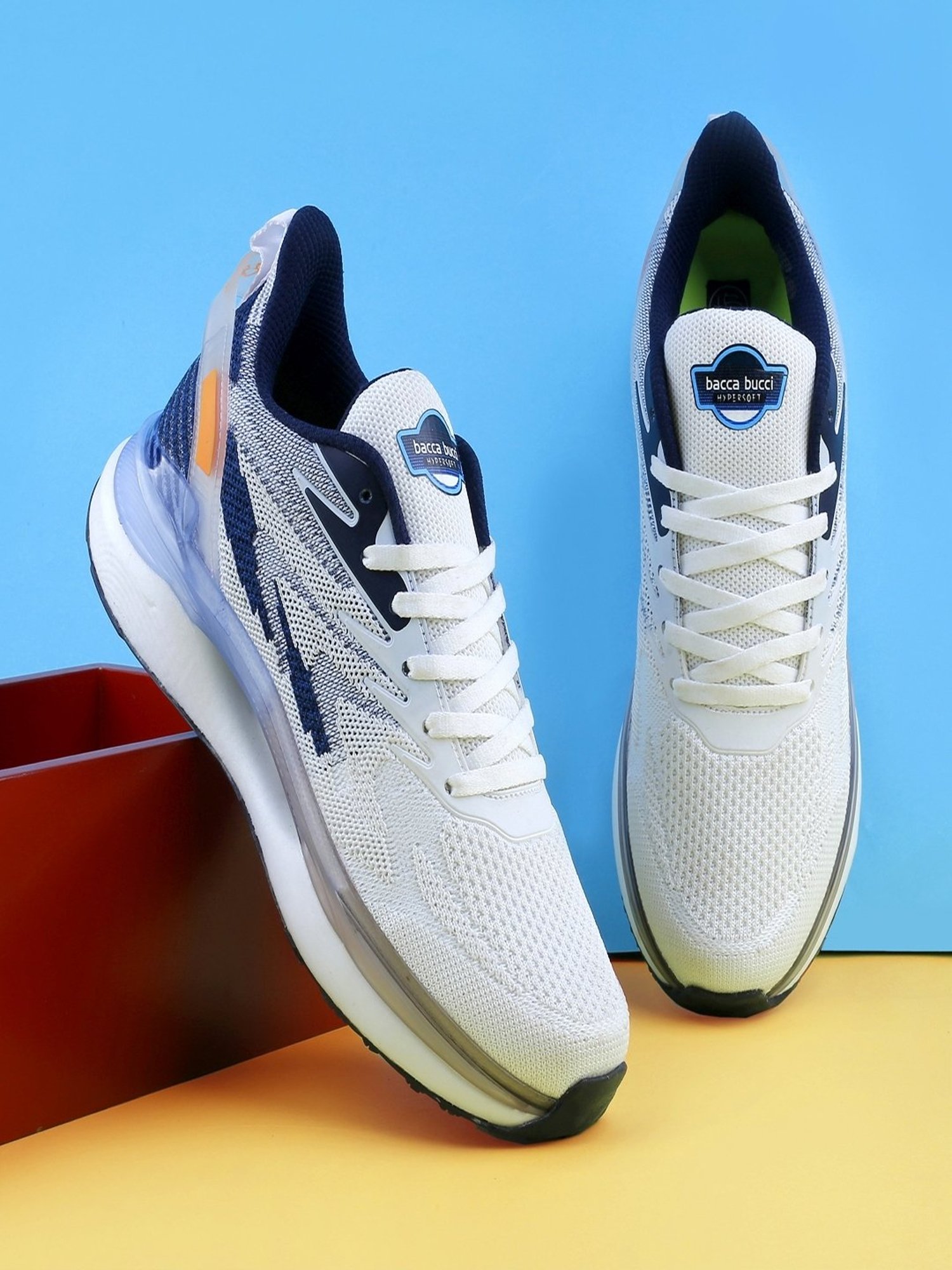 Bacca Bucci Men's HYPERSOFT Blue Running Shoes