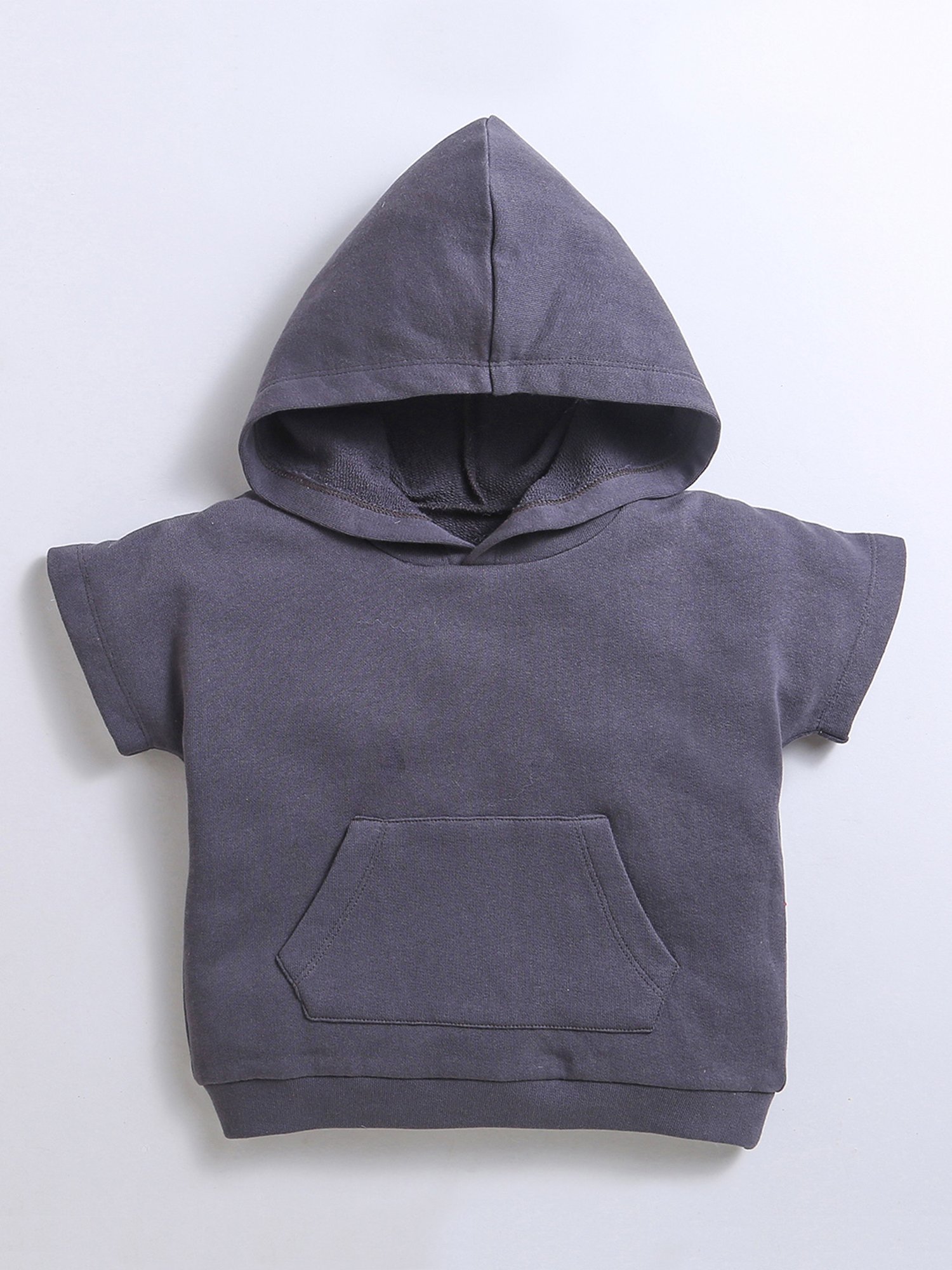 Nino Bambino Kids Multicolor Solid Full Sleeves T-Shirt, Hoddie with Pants