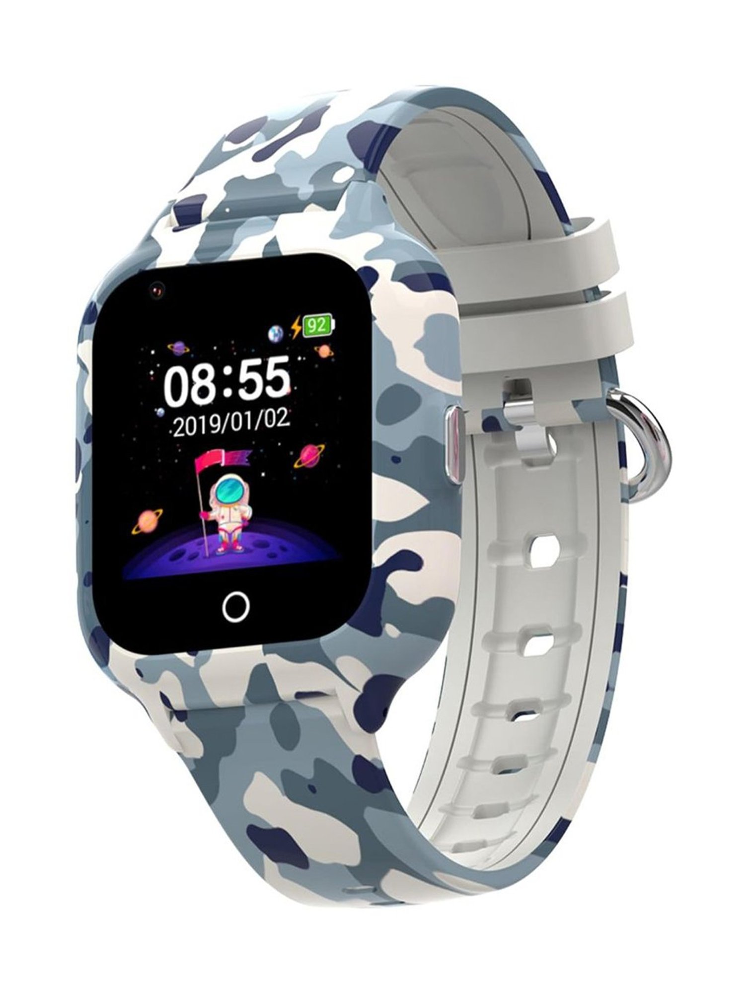 Turet Smartwatch for Kids with Camera, Games, Recorder, Sim Enabled 2-Way Calling (Black)