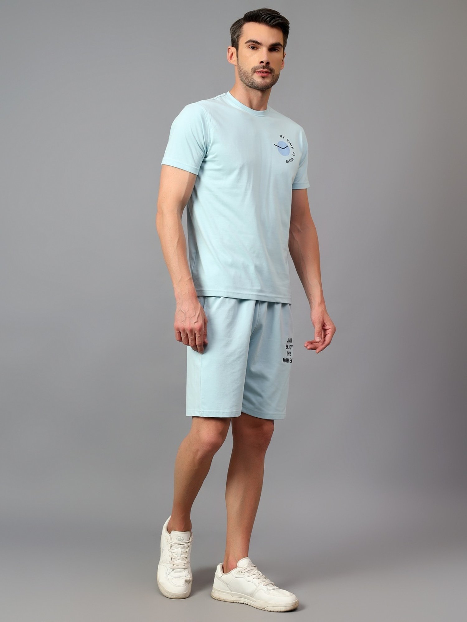 Vimal Jonney Light Mud Cotton Regular Fit Tracksuit