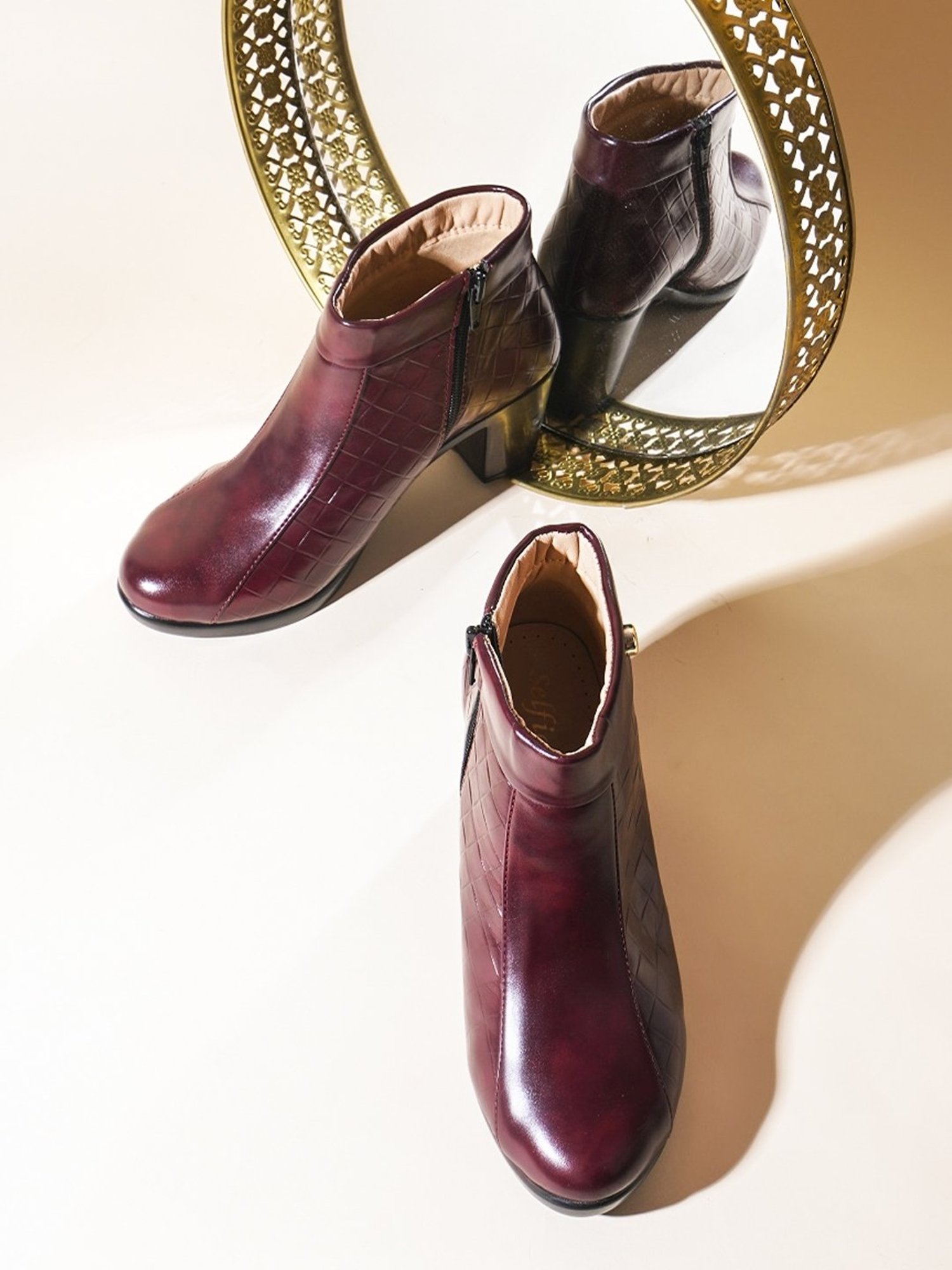 The White Pole Women's Brown Casual Boots