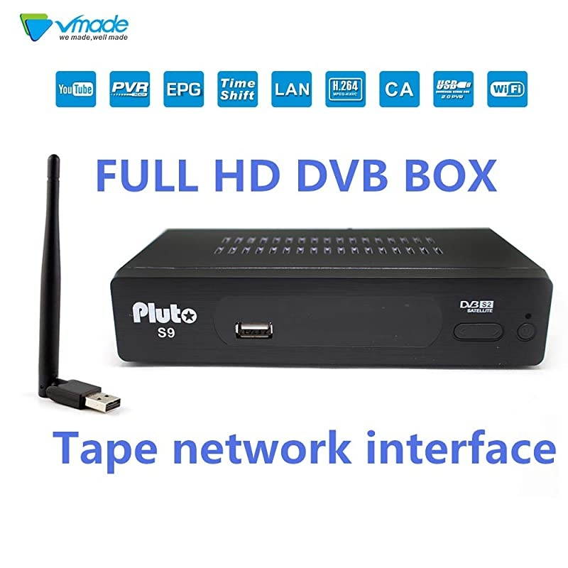 SAT Digitaler satellite-receiver (WiFI dongle,HDTV,EMAC,DVB-S2, HDMI,2USB,Full HD 1080p,YouTube,Cccam,Newcam ect.)