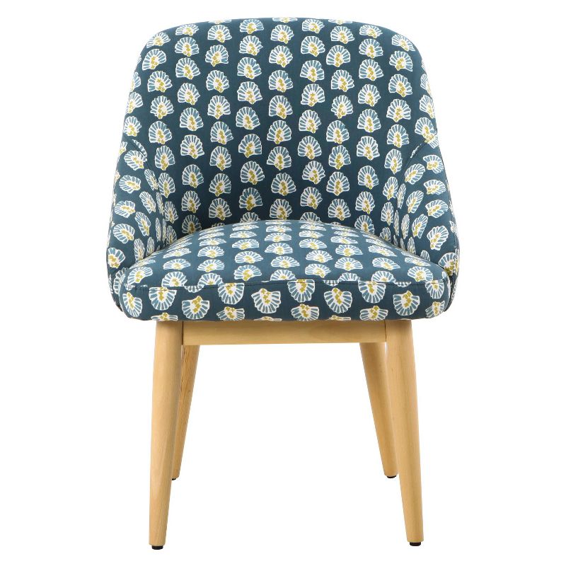 Riley Accent Chair Floral Teal - HomePop