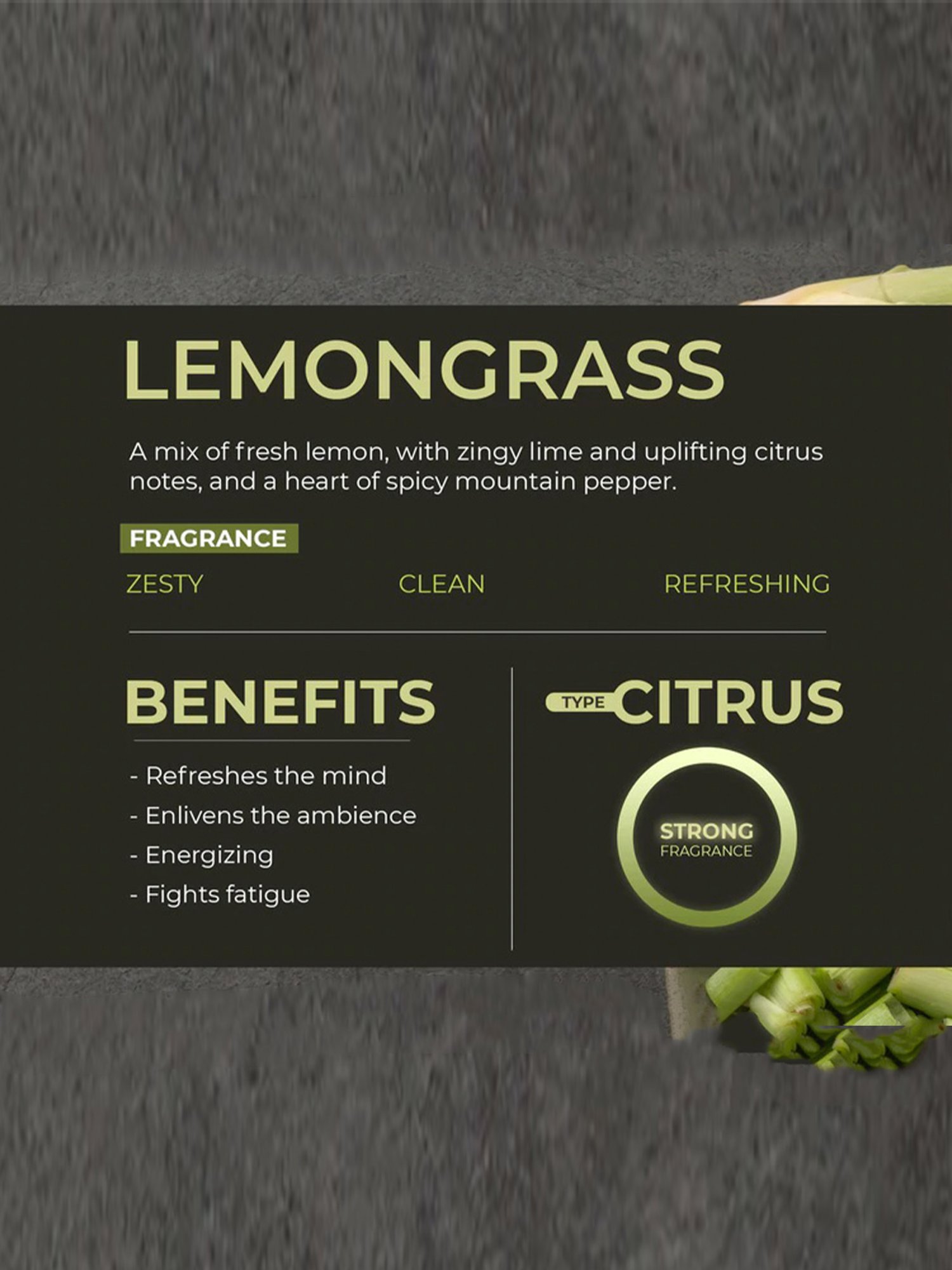 Rosemoore Scented Room Spray Lemon grass - (100 ml)