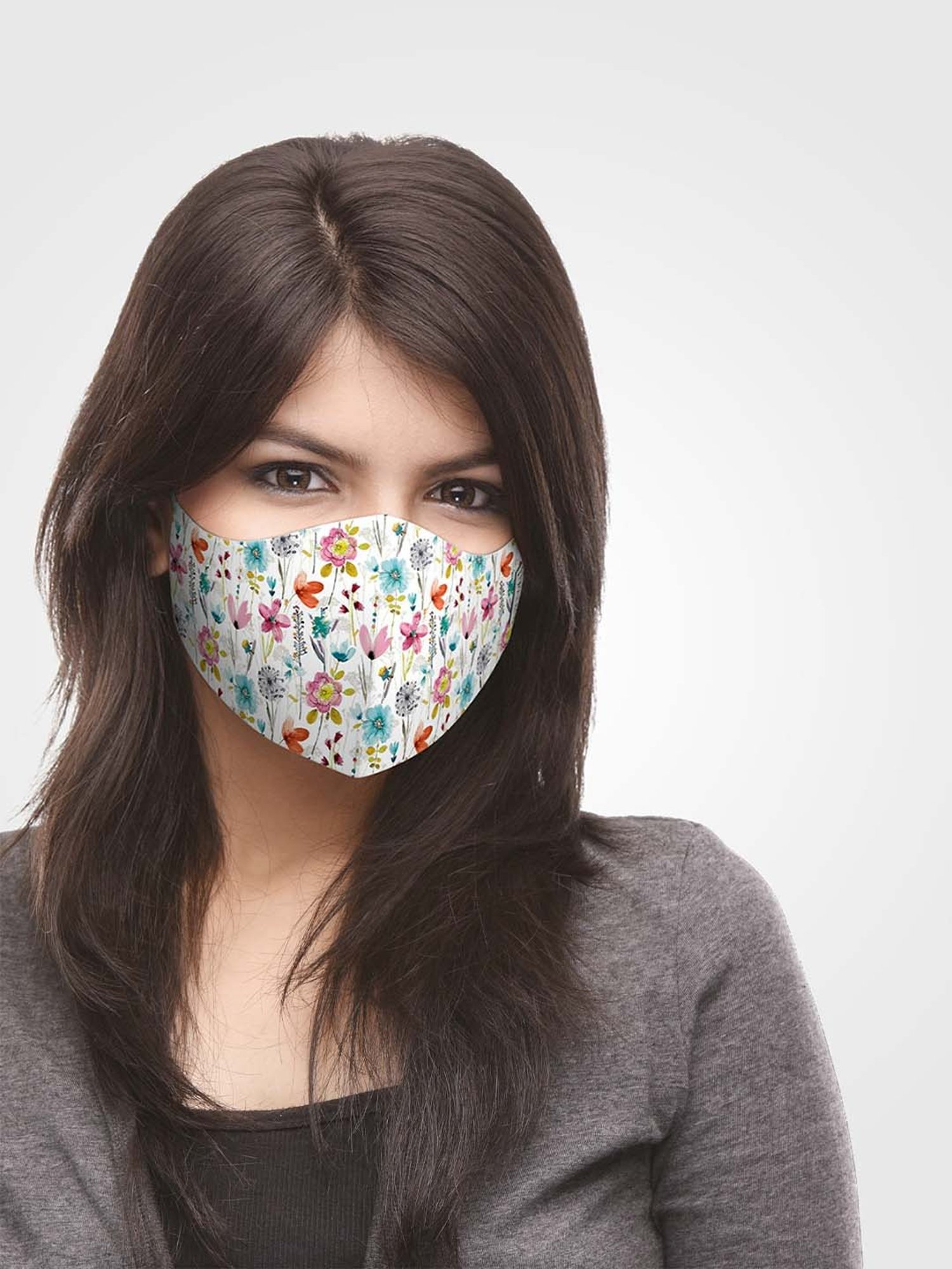 DDecor Pink Anti Viral Fabric Mask for Women - Set of 1