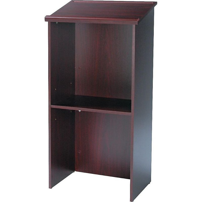 Safco Stand-Up Lectern 23w x 15-3/4d x 46h Mahogany 8915MH
