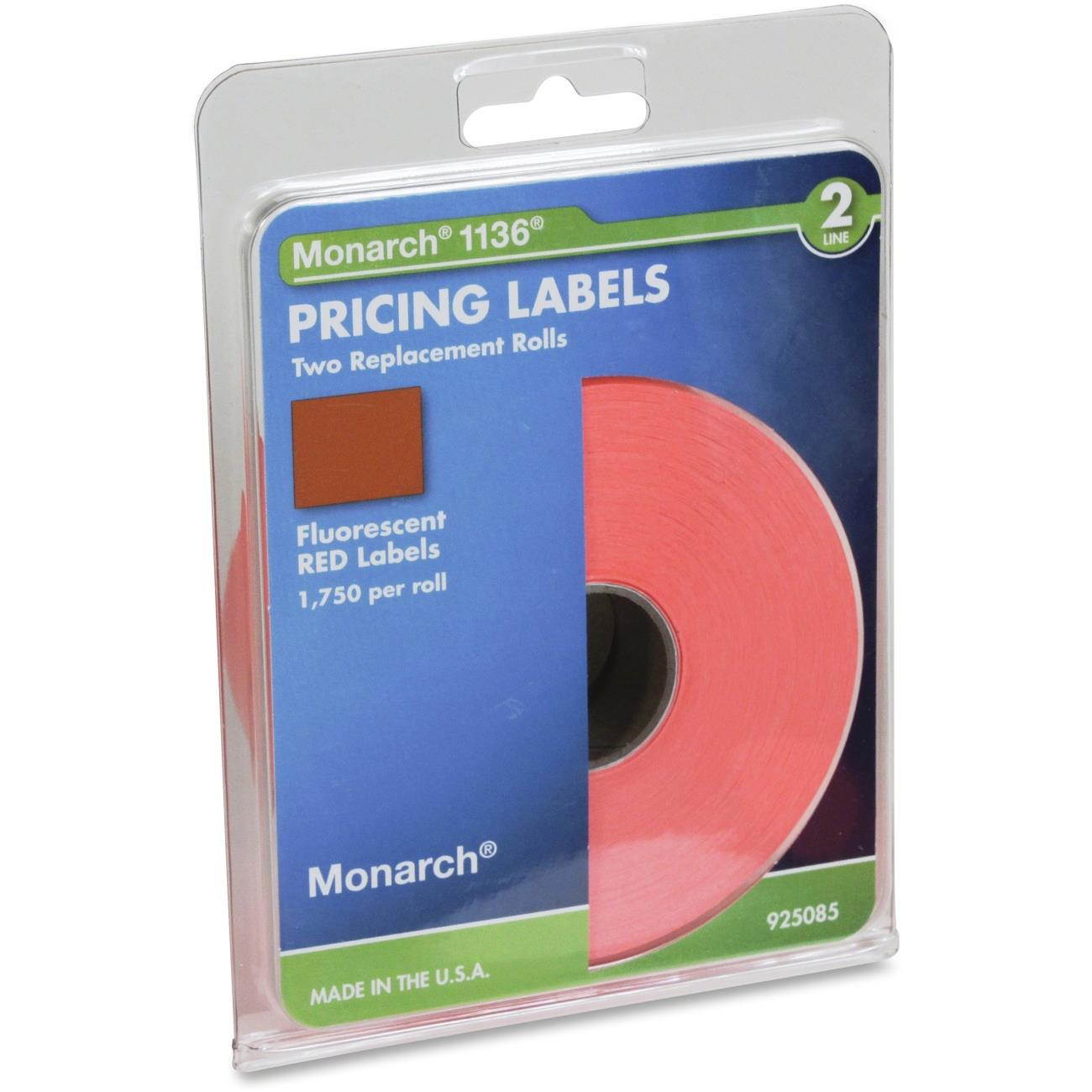 Monarch Pricemarker 1136 Easy-Load Two-Line Labels