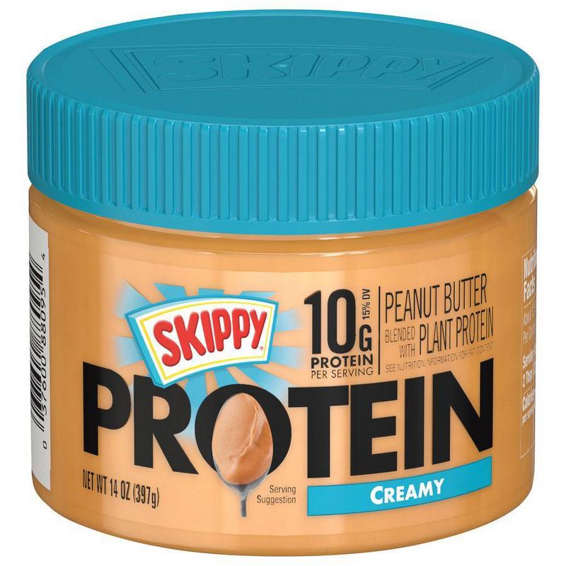 Skippy Peanut Butter Blended with Protein Creamy - 14oz