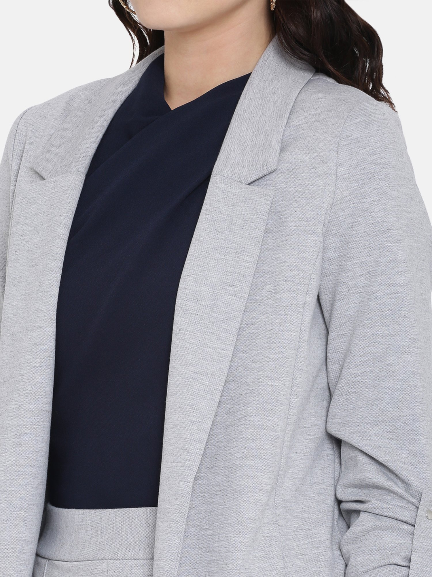 ISU by Radhika Apte Grey Textured Jacket