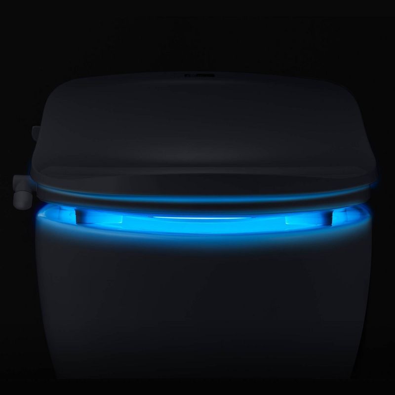 Slim Two Elongated Toilet Seat White - Bio Bidet