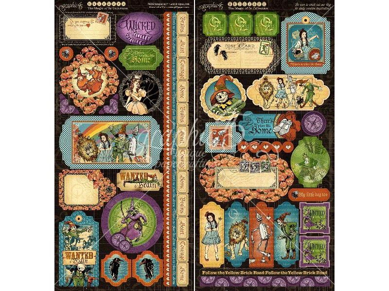 Graphic 45 Deluxe Collector's Edition Pack 12"X12"-Magic Of Oz