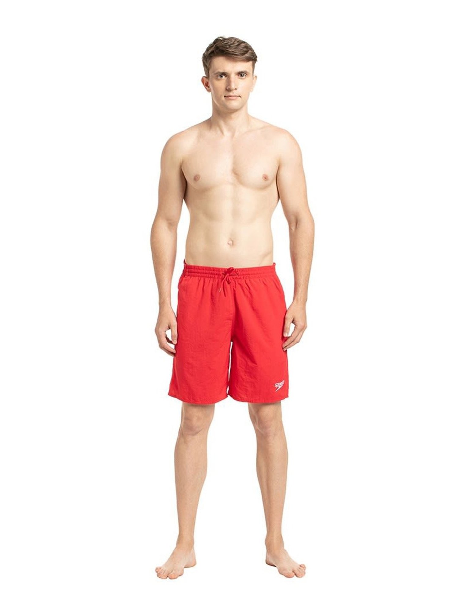 Speedo Red AM Essential 18 Water Shorts