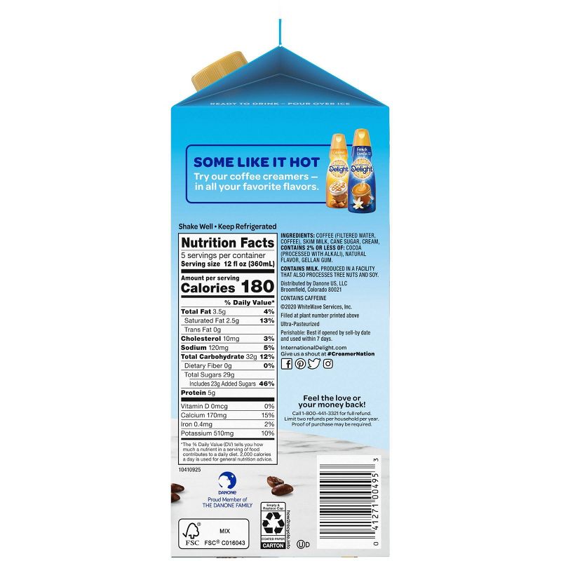 International Delight Mocha Iced Coffee - 64 fl oz