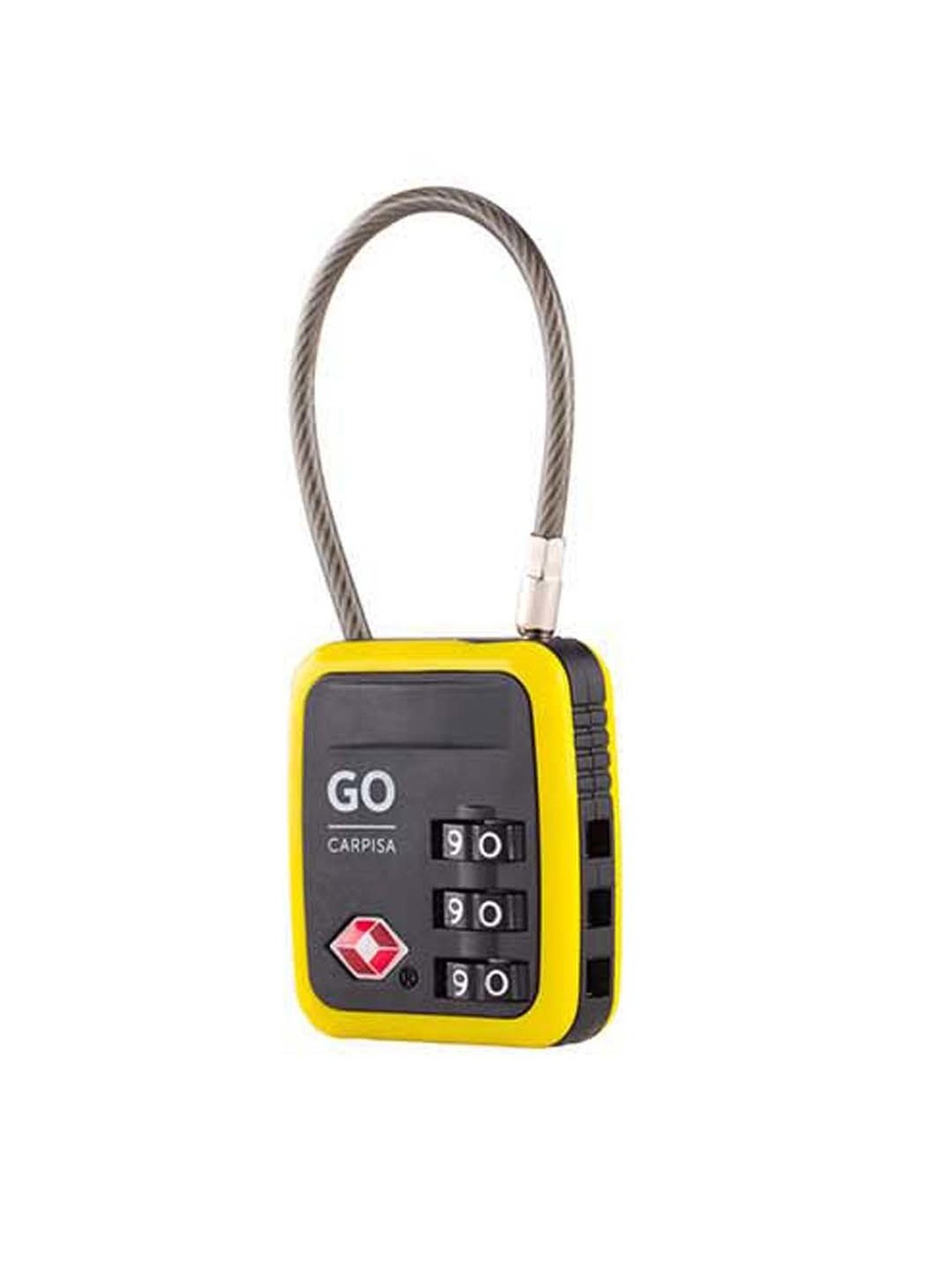 CARPISA Yellow Solid Combination Lock