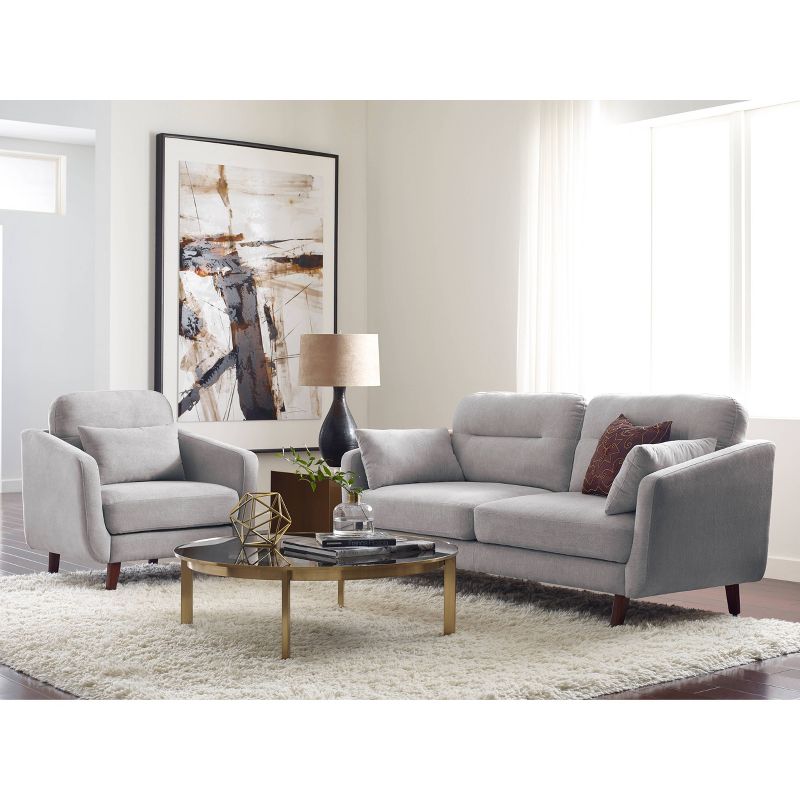 Sierra Collection Armchair Smoke Gray - Serta