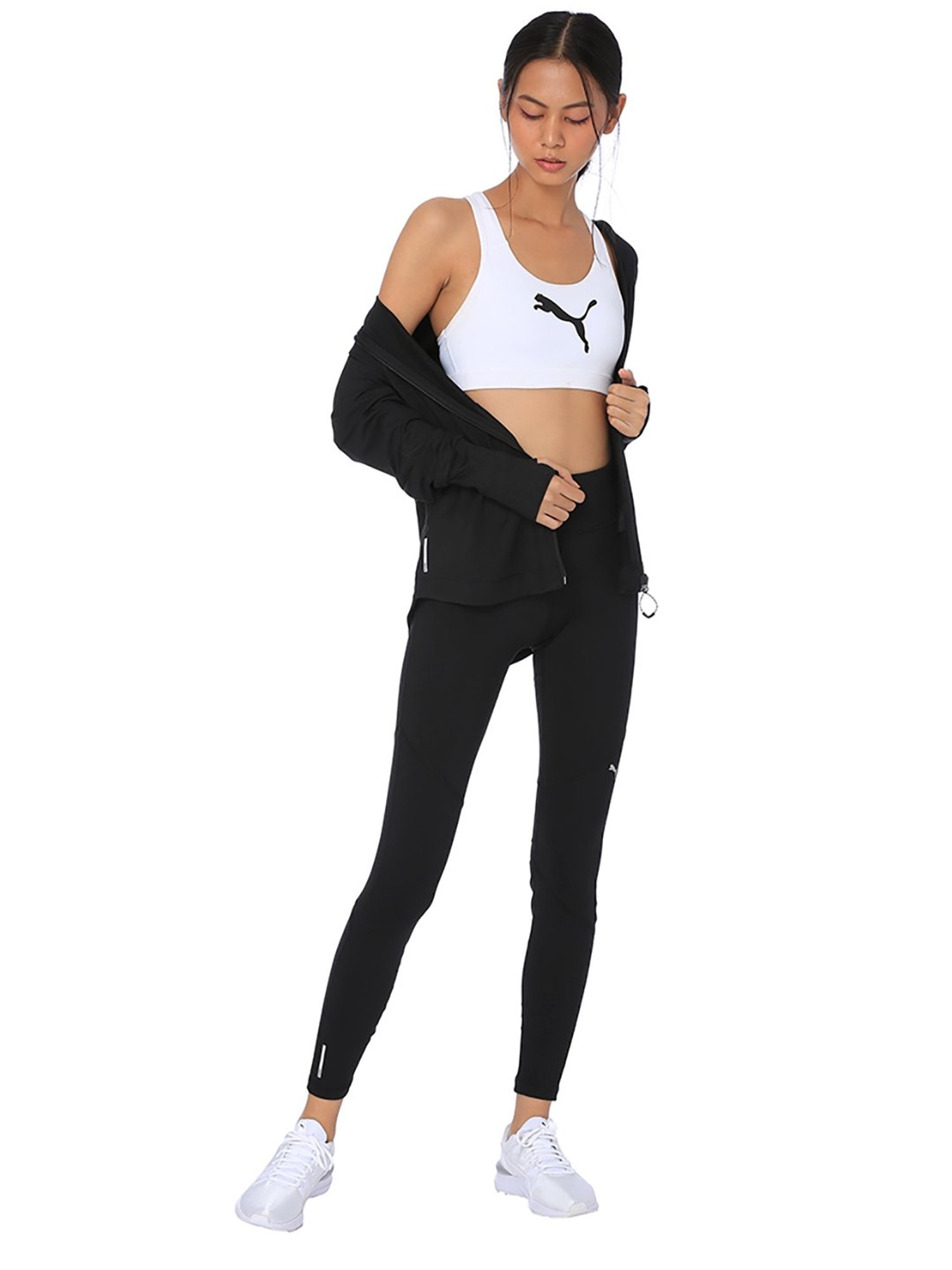 Puma Black Regular Fit Tights