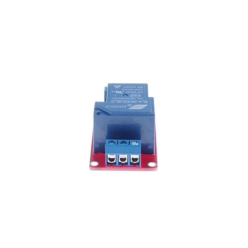 DC 24V 1-Channel 30A Relay Control Module Bi-Directional Isolated Control Module High Low Level Trigger (DC 24V, 30A 1-Channel)