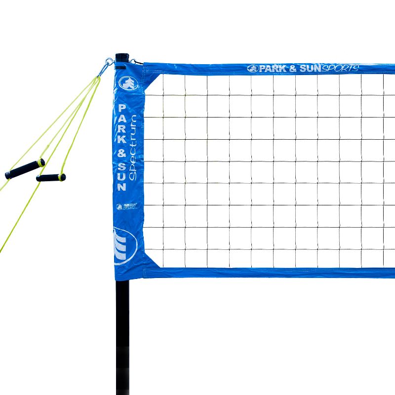 Park & Sun Sports Spectrum Pro Professional Portable Outdoor Tournament Sand Volleyball Net Set with Accessories