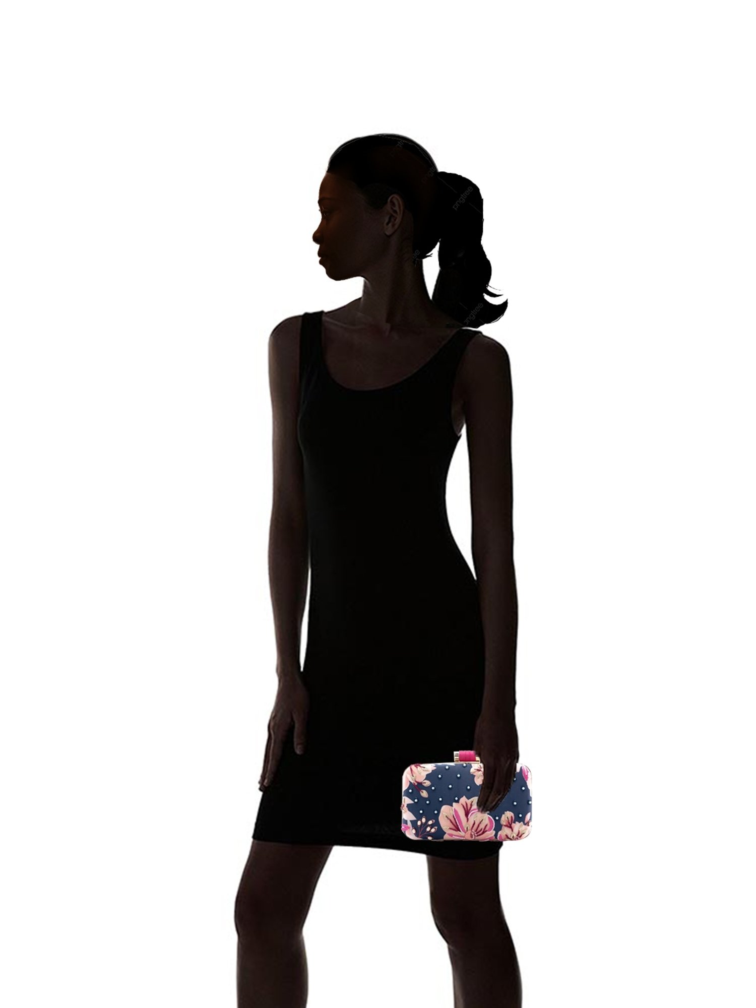 Sugarcrush Multicolor Silk Clutch