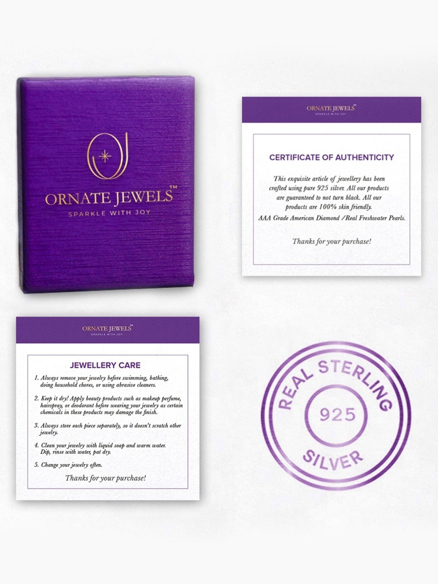 Ornate Jewels 92.5 Sterling Silver Ruby Earrings for Women