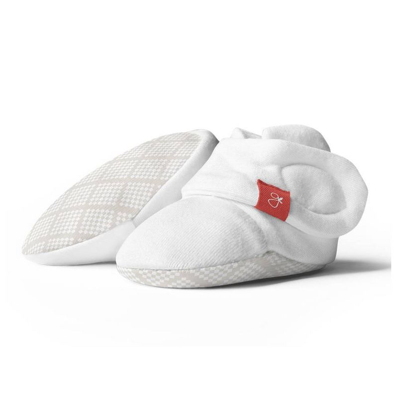 Goumi Baby Organic Cotton Diamond Dots Mittens & Boots - Cream 0-3M