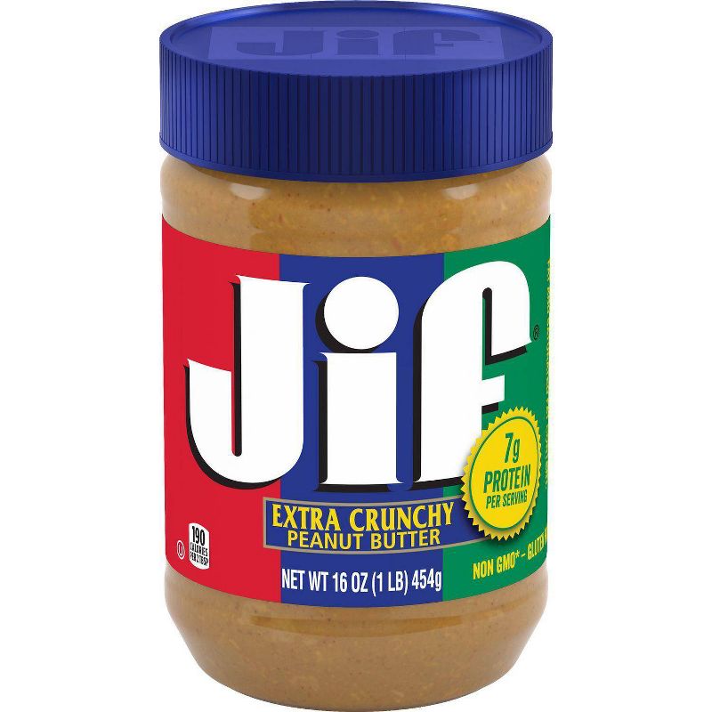 Jif Crunchy Peanut Butter - 16oz