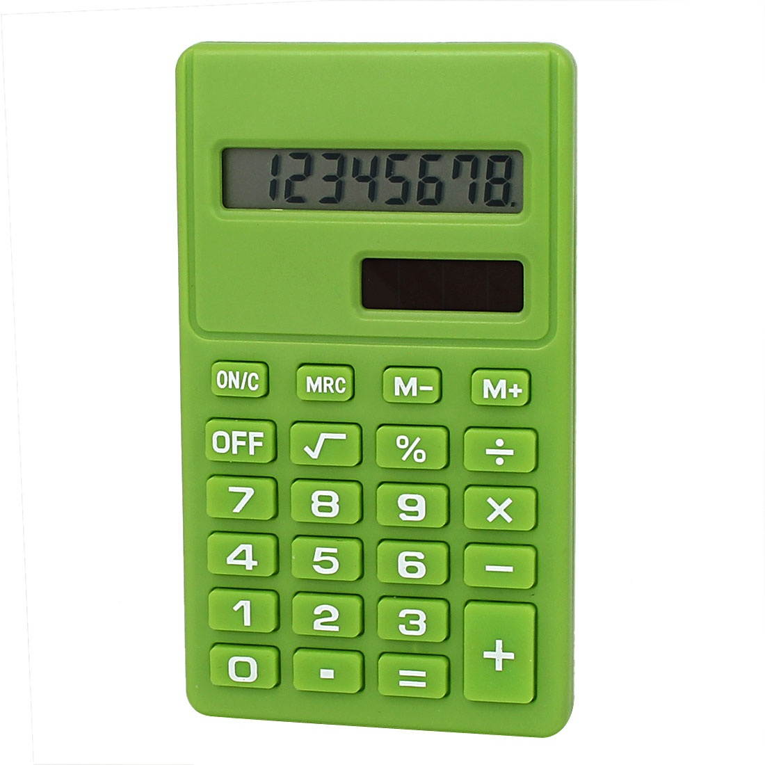 Unique Bargains Office LCD Display Small Pocket Electronic Calculator Green