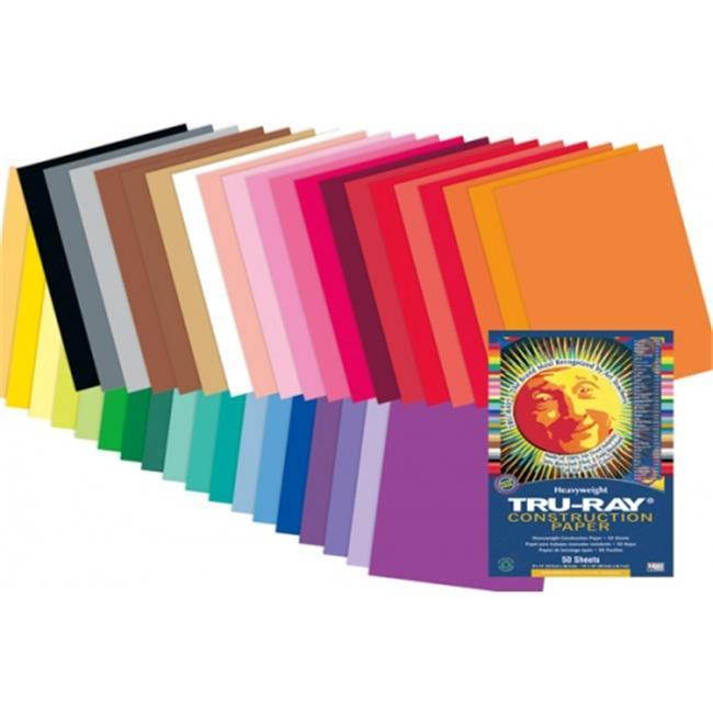 Pacon Sulphite Construction Paper 12"x18" 50SH/PK Ast 6597