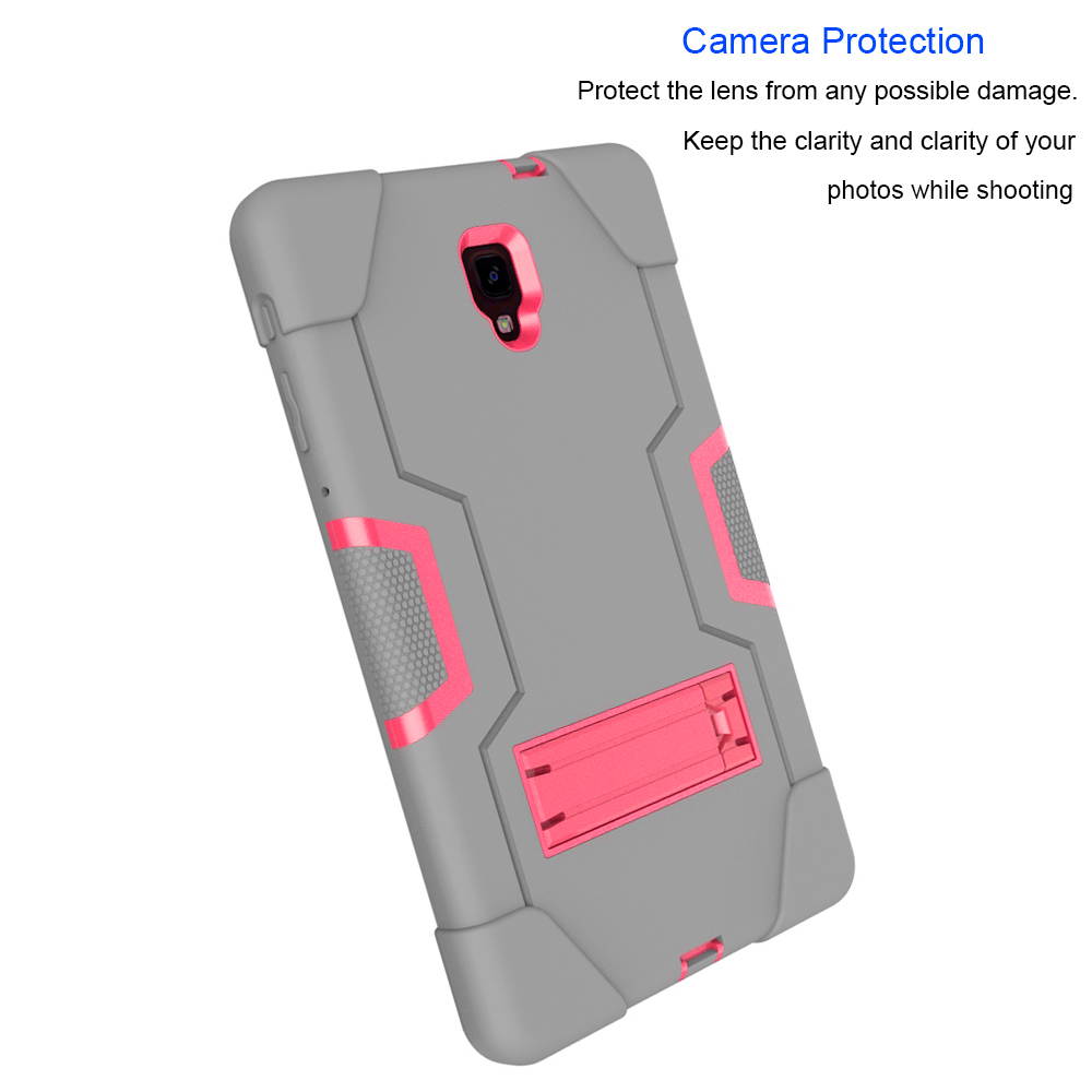 Galaxy Tab A 10.5 2018 Case,Mignova 3 Layer Heavy Duty Hybrid Shockproof Silicone+Hard PC Bumper Full-Body Protective Case Cover with Stand for Samsung Galaxy Tab A 10.5 SM-T590/T595