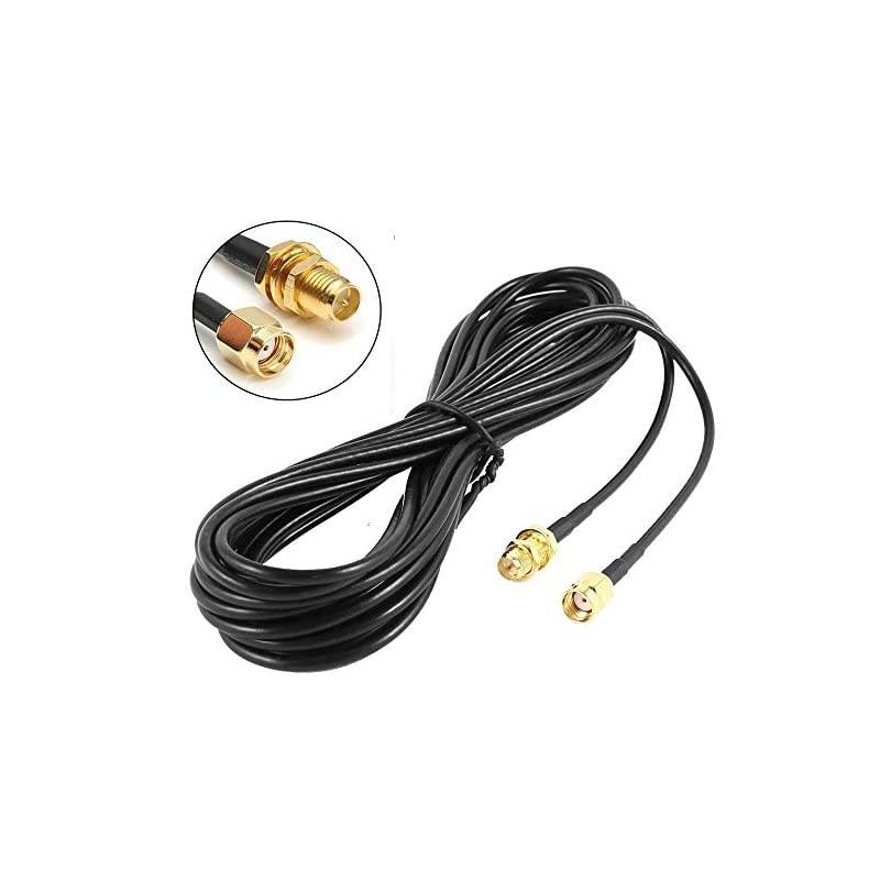 10m 33ft Cable RPSMA Coaxial Extension Cable Male to Female Connector for Wireless LAN Router Bridge amp Cellular Antenna Not for TV