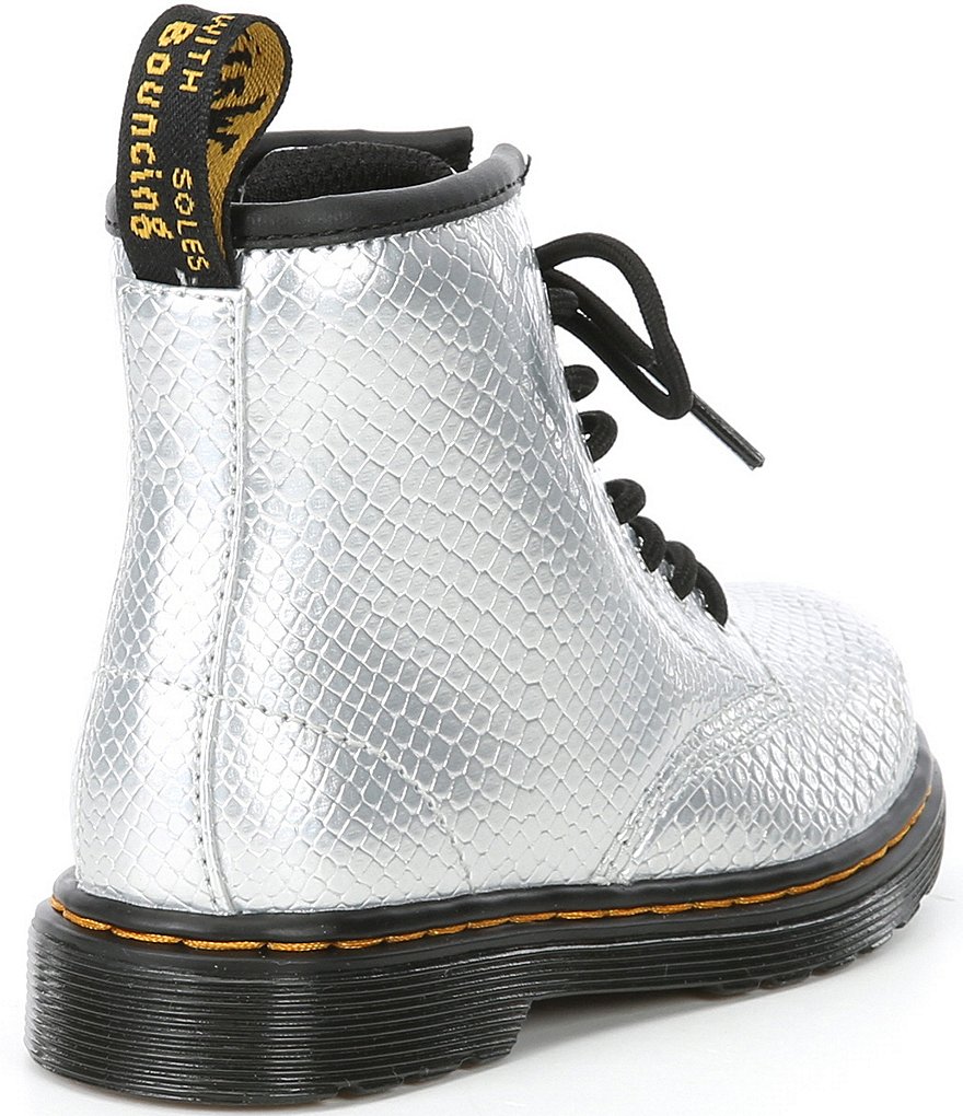 Dr. Martens Girls' 1460 Reptile Embossed Boots (Toddler)