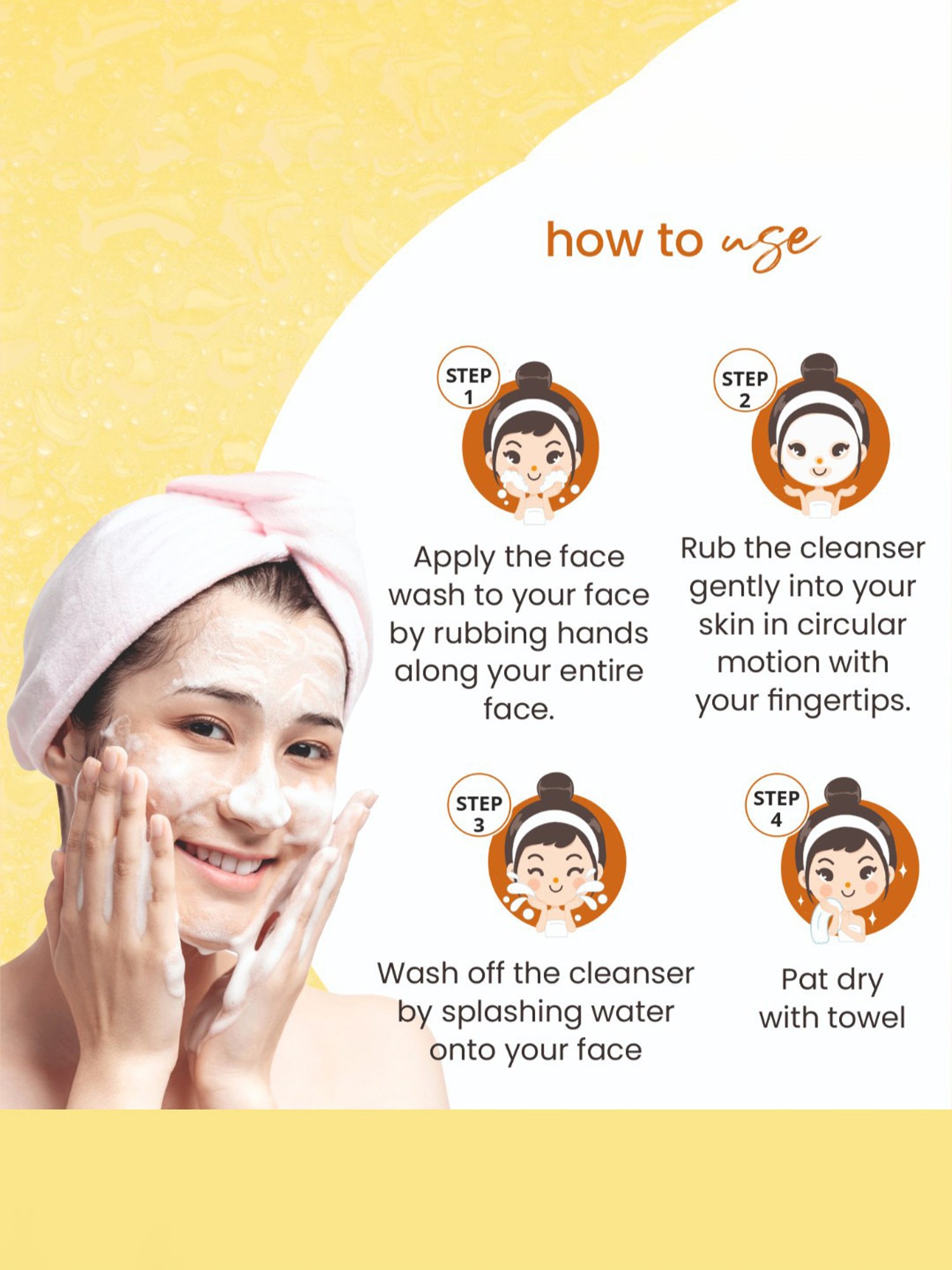 Globus Naturals Hyaluronic Acid & Active Vitamin C Face Wash - Pack of 2