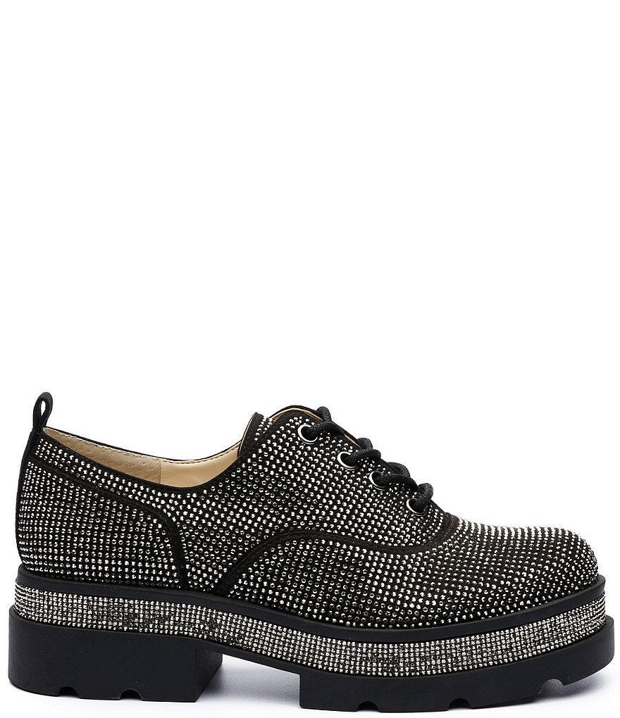 Jessica Simpson Sayze2 Rhinestone Lugged Sole Oxfords