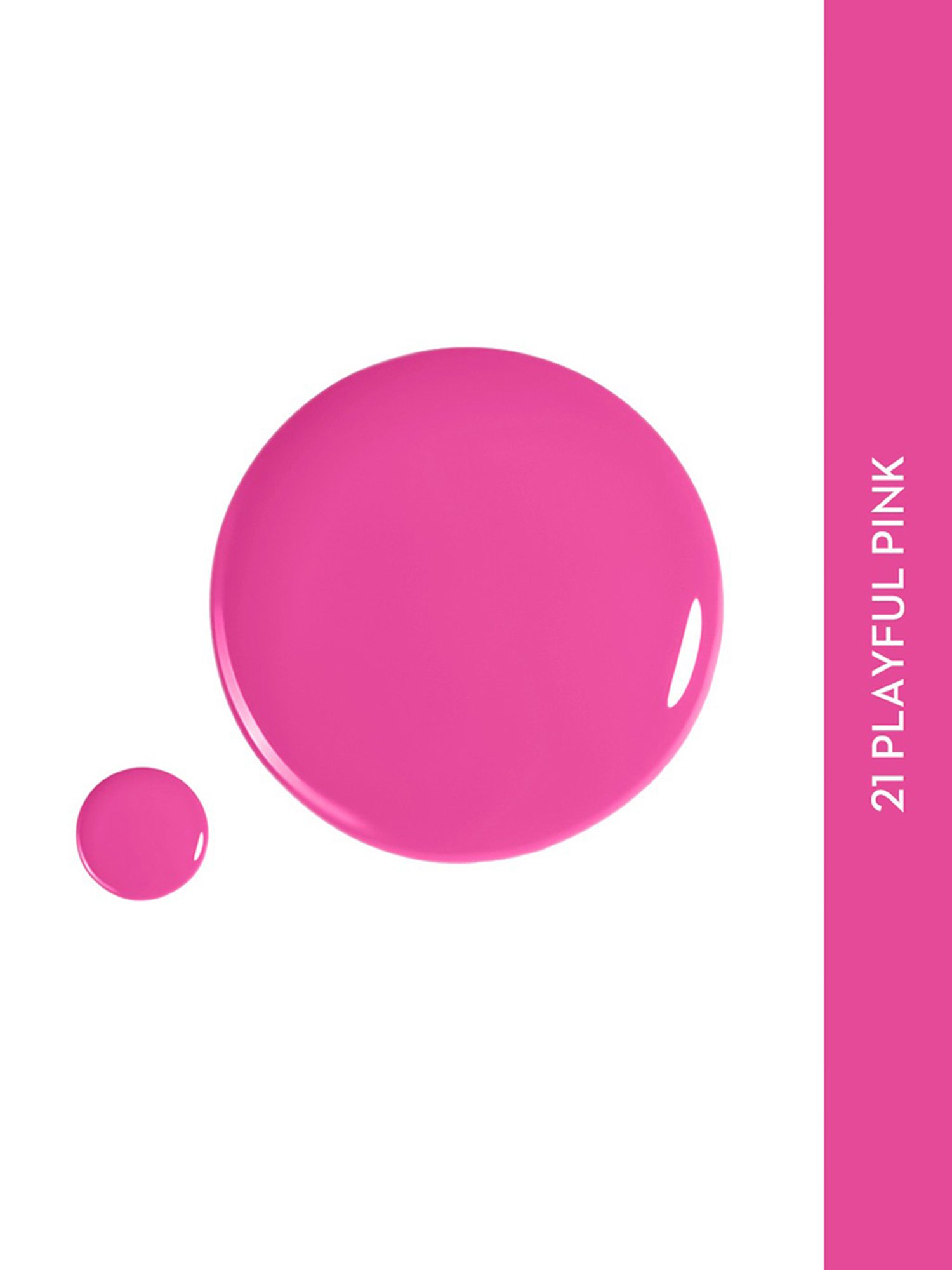 SUGAR Cosmetics Tip Tac Toe Nail Lacquer Classic 21 Playful Pink - 9 ml