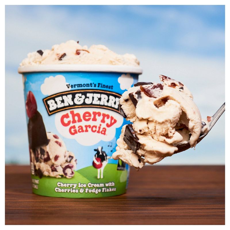 Ben & Jerry's Cherry Garcia Ice Cream - 16oz