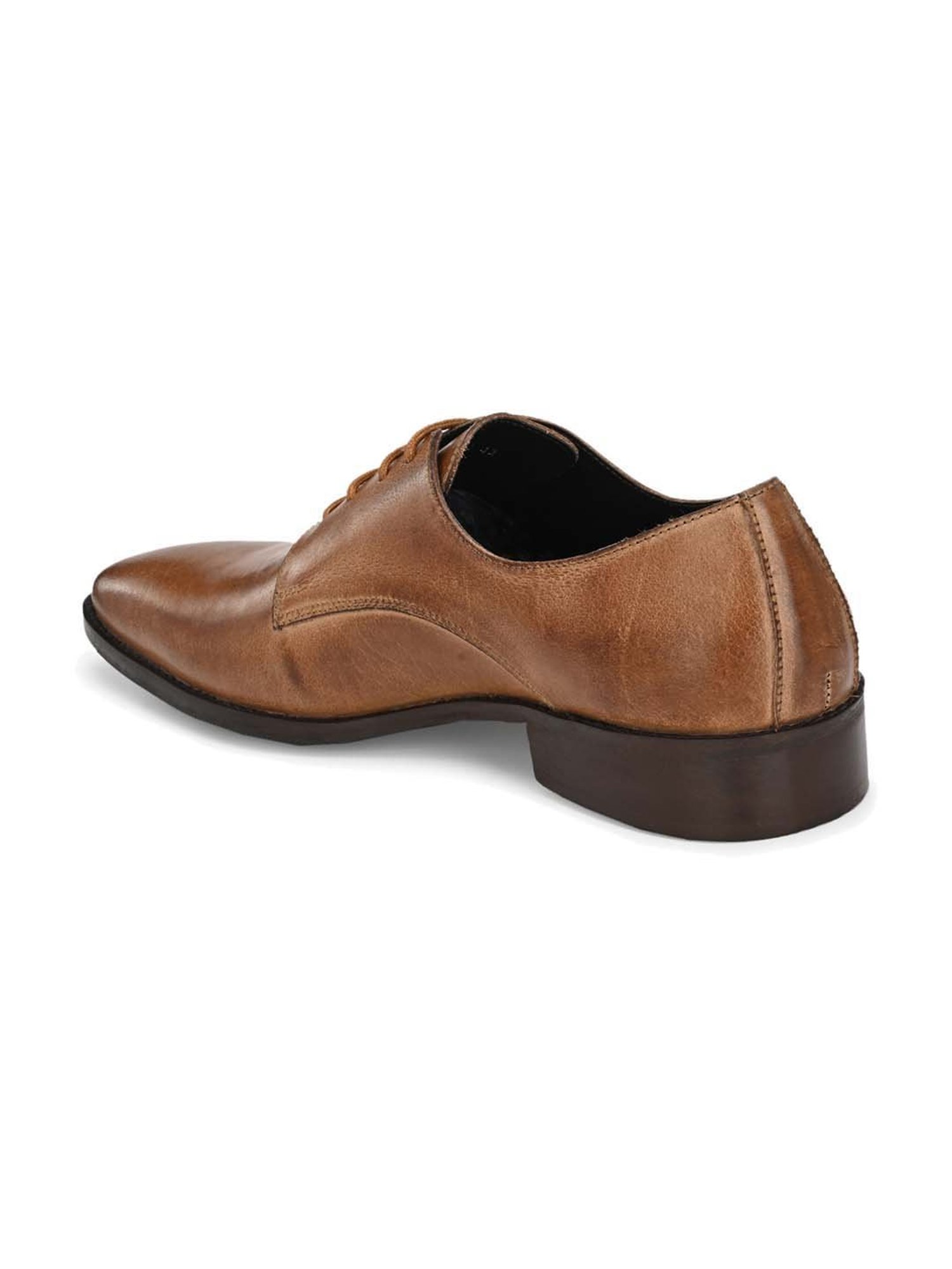 Carlo Romano Men's Tan Derby Shoes