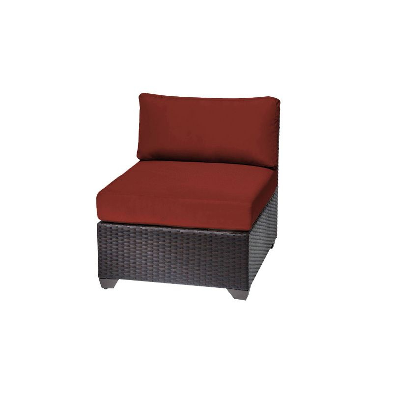 3pc Outdoor Wicker Conversation Set with Sofa Chairs & Table - Crestlive Products