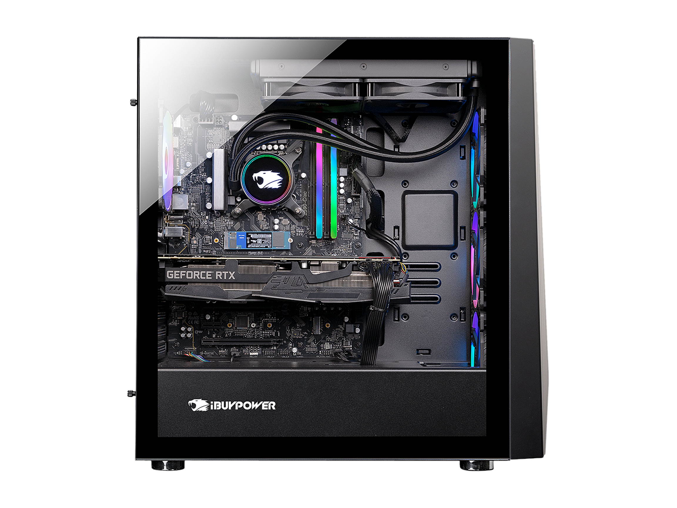 iBUYPOWER Gaming Desktop Trace5MR1003Ti Intel Core i7 11th Gen 11700KF (3.60 GHz) 16 GB DDR4 1 TB PCIe SSD NVIDIA GeForce RTX 3080 Ti Windows 10 Home 64-bit