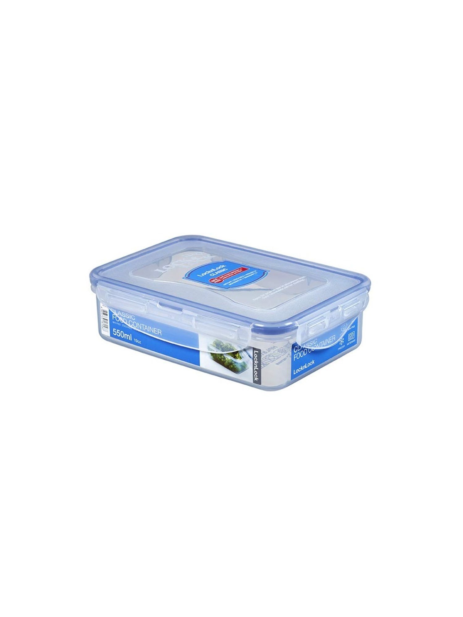 Lock & Lock Transparent Plastic Airtight Food Containers With Lid