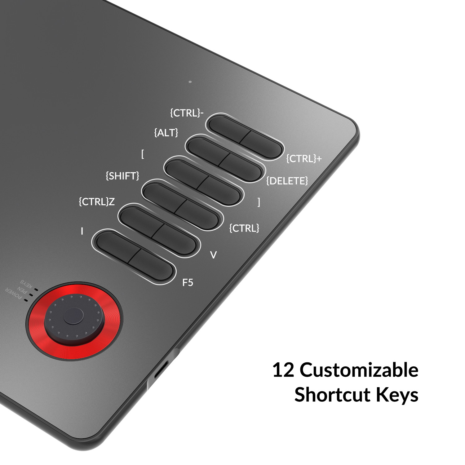 VEIKK A15 Pro Graphics Drawing Tablet 10 x 6 inch Digital Drawing Tablet with 12 Hotkeys and a Quick Dial (8192 Level Pressure Battery -Free Stylus)